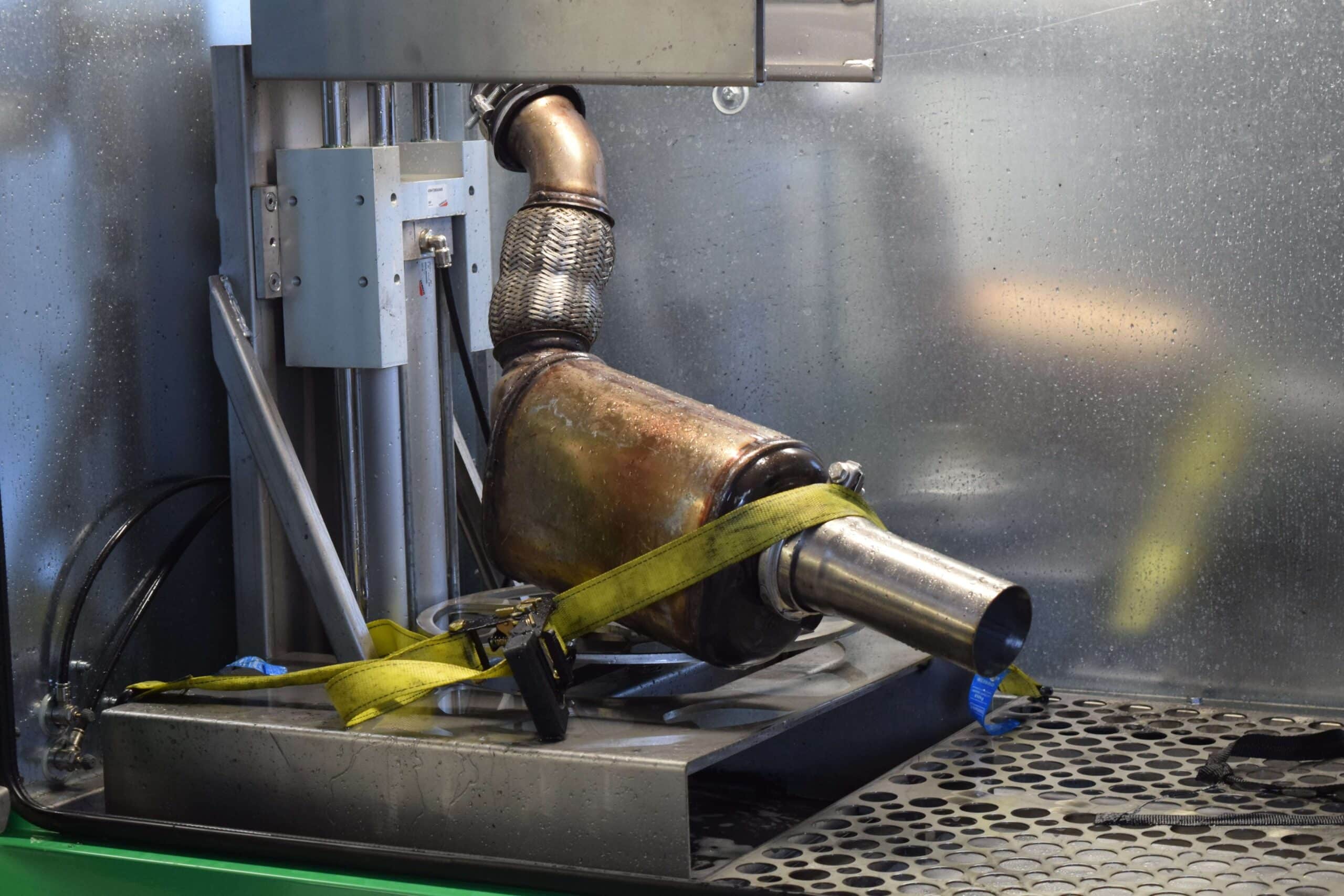 Advanced Vehicle Diagnostics Scanner Machine inside Workshop